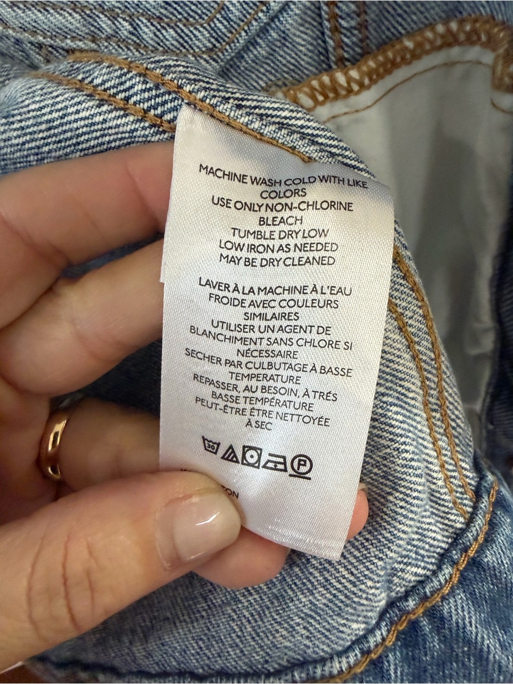 Pilcro Weston Denim Boyfriend Jacket - Size M - Picture 9 of 9
